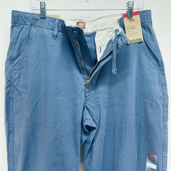Levi’s XX Chino Pants Size L Ez Man’s Taper Stretch Blue New - Picture 11 of 14